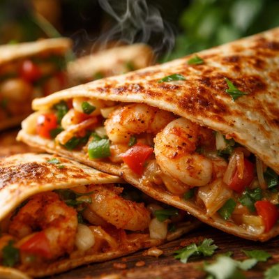Image of Baked Shrimp Quesadillas