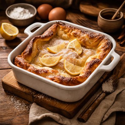 Image of Baked Simple German Pancake Auflaufen