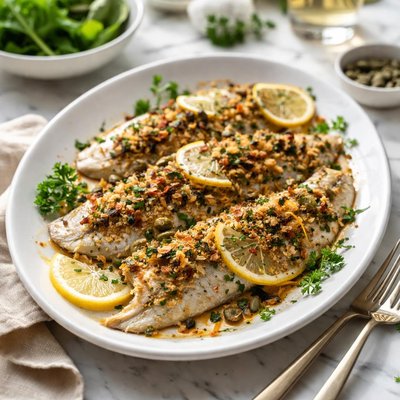 Image of Baked Sole Cornwall