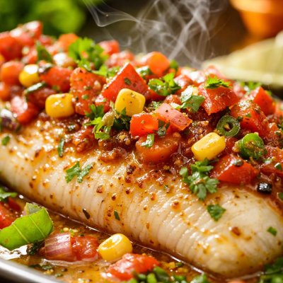 Image of Baked Sole Mexicana