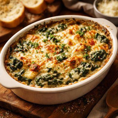 Image of Baked Spinach Cheese