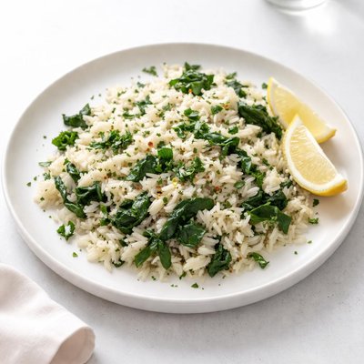 Image of Baked Spinach Lemon Rice