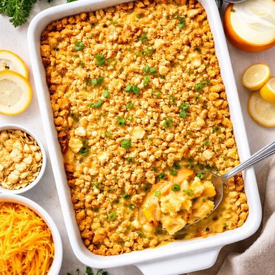Image of Baked Squash Casserole from Black Eyed Pea