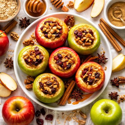 Image of Baked Stuffed Apples with Apple Pie Spice