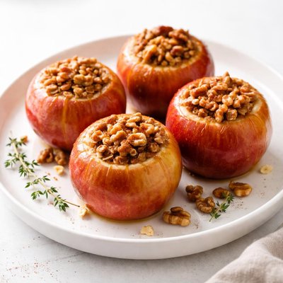 Image of Baked Stuffed Apples with Walnuts or Pecans