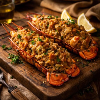 Image of Baked Stuffed Lobster