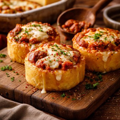 Image of Baked Stuffed Polenta Polenta Al Forno