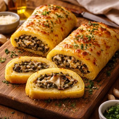 Image of Baked Stuffed Polenta Reduced and Lightened