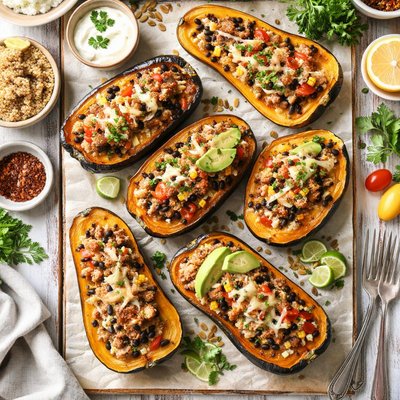 Image of Baked Stuffed Squash