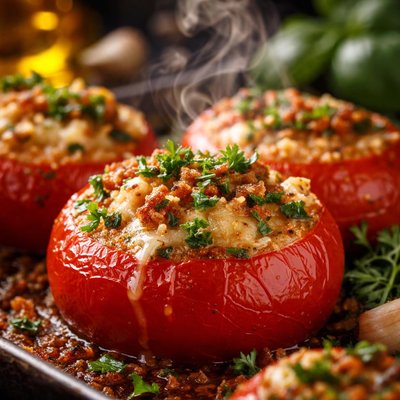 Image of Baked Stuffed Tomatoes