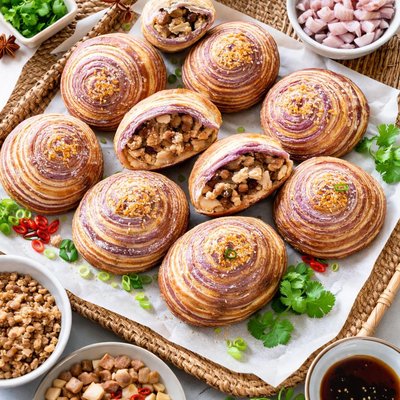 Image of Baked Taro Puffs