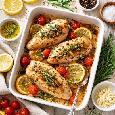 Image of Baked Tarragon Chicken Breasts