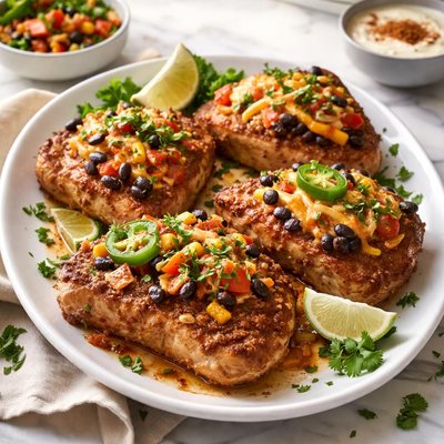 Image of Baked Tex Mex Loin Chops