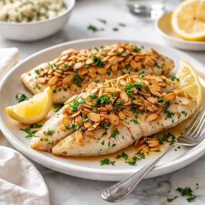 Image of Baked Tilapia Amandine