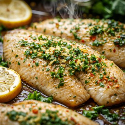 Image of Baked Tilapia with Herb Butter