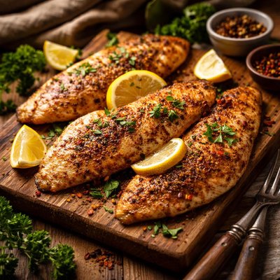 Image of Baked Tilapia with Lots of Spice