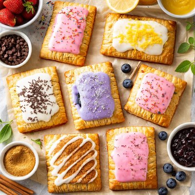Image of Baked Toaster Like Pastries