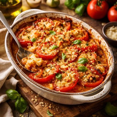Image of Baked Tomato Onion Casserole