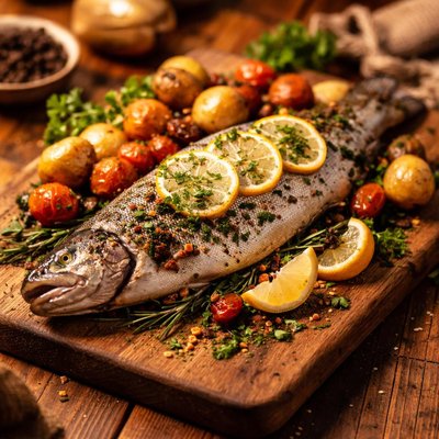 Image of Baked Trout