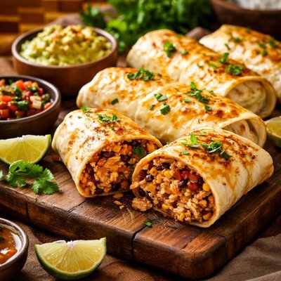 Image of Baked Tuna Burritos