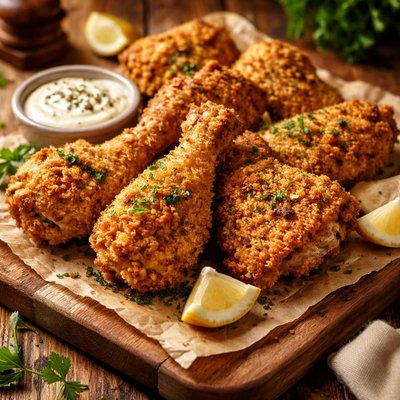 Image of Baked Up Fried Chicken Low Fat