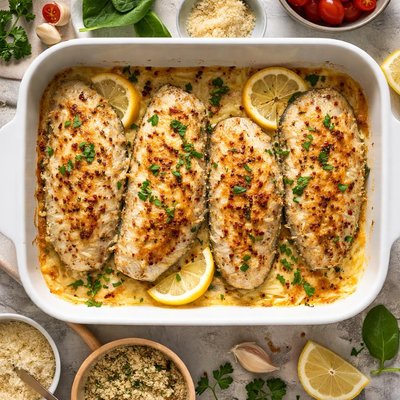 Image of Baked Whitefish Parmesan