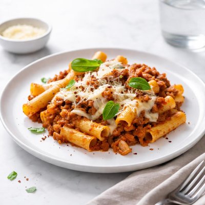 Image of Ziti al horno sin lácteos