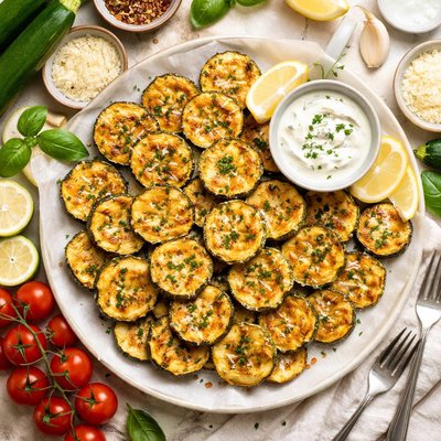 Image of Baked Zucchini Coins