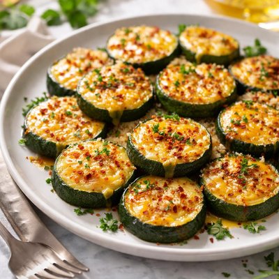 Image of Baked Zucchini with Cheddar Cheese