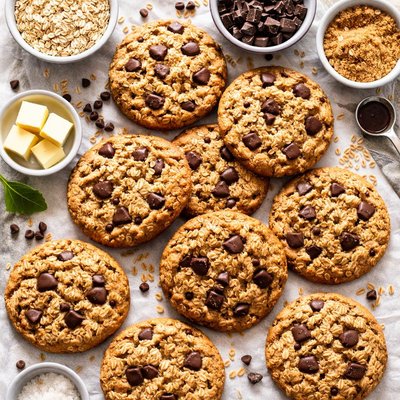 Image of Bakery Oatmeal Chocolate Chip Cookies