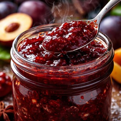 Image of Ball Blue Book Plum Jam