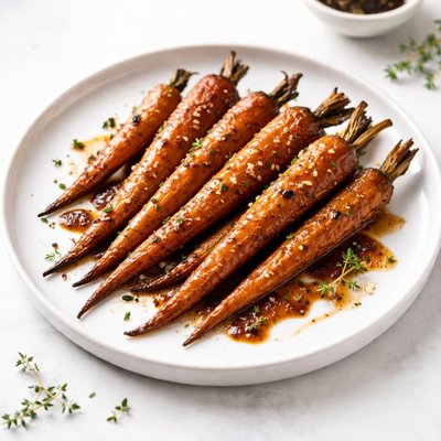 Image of Balsamic and Brown Sugar Roasted Carrots