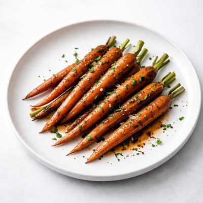 Image of Balsamic Butter Glazed Baby Carrots