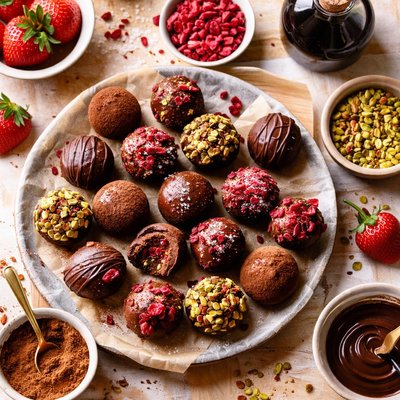 Image of Balsamic Chocolate Truffles