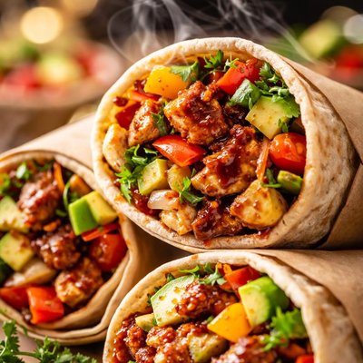 Image of Balsamic Fajita Chicken Wraps to Go