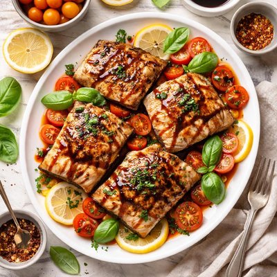 Image of Balsamic Glazed Halibut