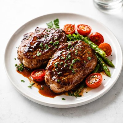 Image of Balsamic Glazed Pork Chops