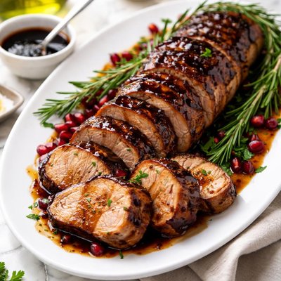Image of Balsamic Glazed Pork Tenderloin