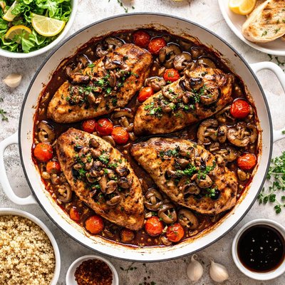 Image of Balsamic Mushroom Chicken