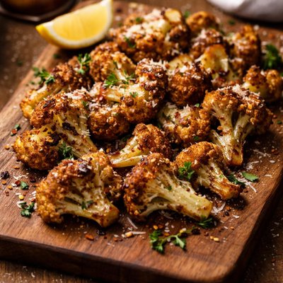 Image of Balsamic Parmesan Roasted Cauliflower