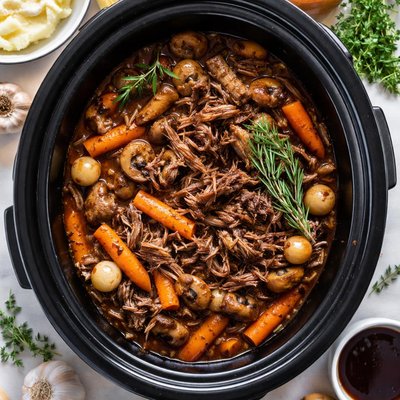 Image of Balsamic Pot Roast Crock Pot