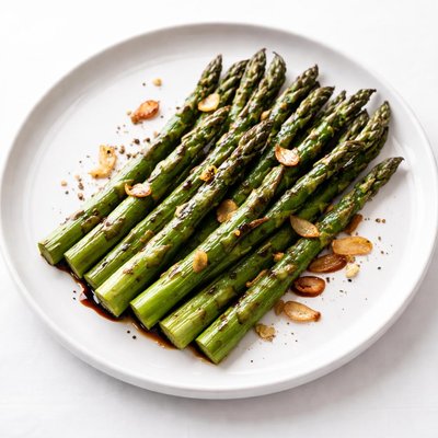 Image of Balsamic Roasted Asparagus with Garlic