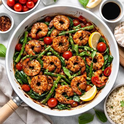 Image of Balsamic Shrimp Saute