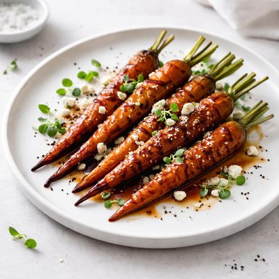 Image of Balsamic Vinegar Honey Marinated Carrots