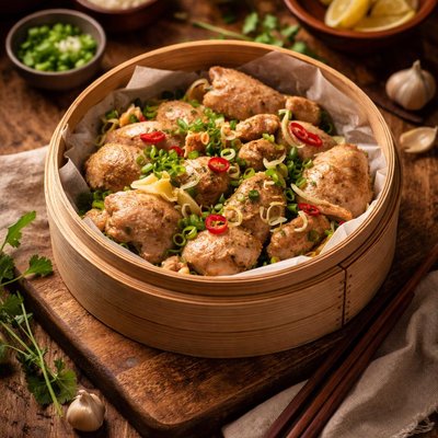 Image of Whole30 Bamboo Steamed Chicken