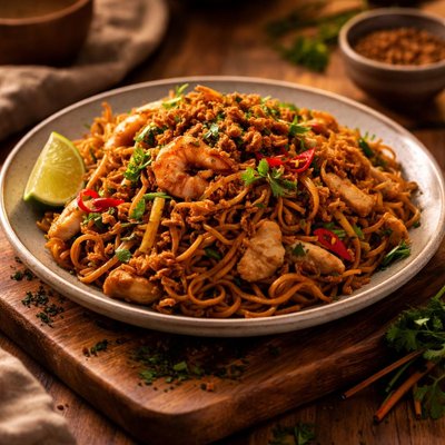 Image of Bami Goreng Indonesian Stir Fried Noodles