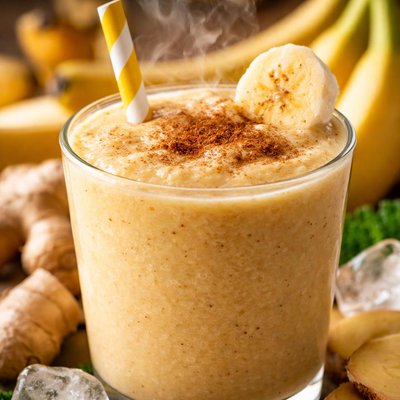 Image of Banana and Ginger Wake Up Call Smoothie