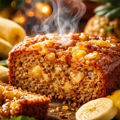 Image of Banana and Pineapple Cake