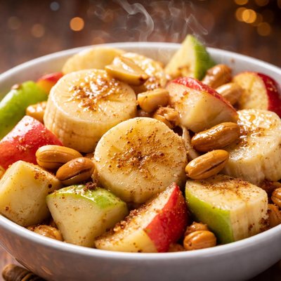Image of Banana Apple Peanut Salad