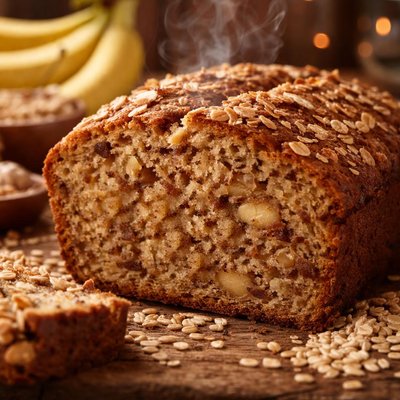 Image of Banana Barley Bread